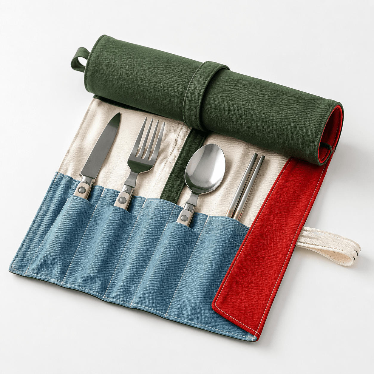 Utensil Roll Pouch